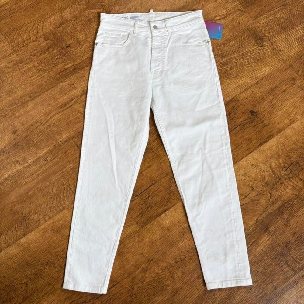 white Aspeto high-waisted jeans